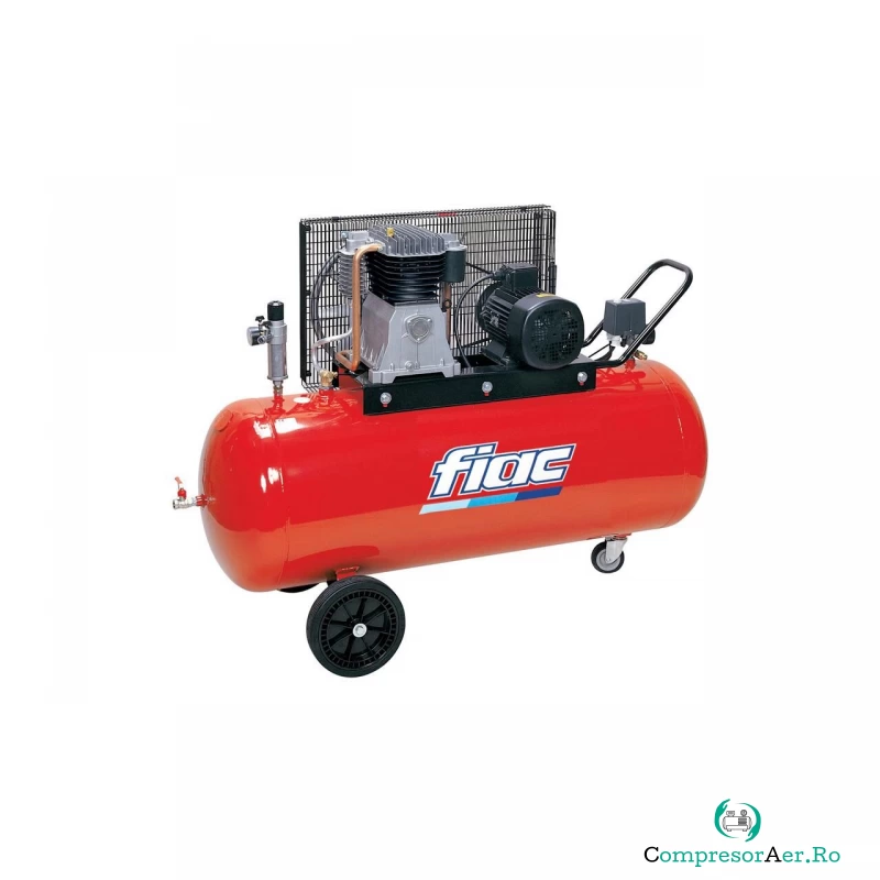 Compresor de aer cu piston trifazat, FIAC Professional Italia, tip NEW-AB300/610TC, 380V, rezervor 270l, debit 610l/min, 10 bar, ungere cu ulei