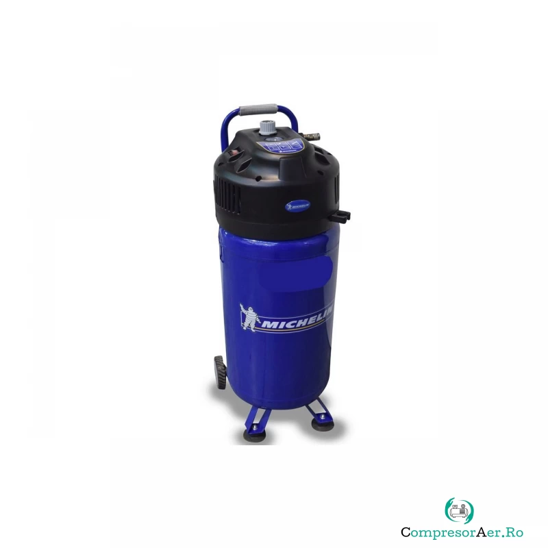 Compresor de aer vertical monofazat, MICHELIN, tip MVX50, 230V, rezervor 50l, debit 160l/min, 8 bar, fara ulei